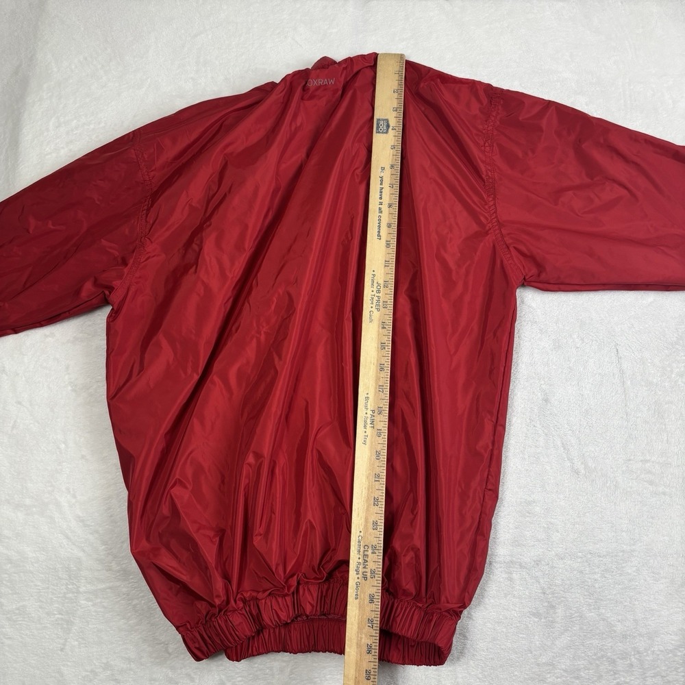 BOXRAW Sauna Suit Red Pullover Long Sleeve Sweatshirt Men's Large Activewear - Picture 8 of 9